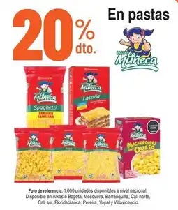 Alkosto La Múñeca pastas oferta