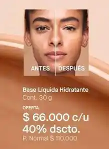 Yanbal Base líquida hidratante oferta