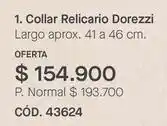 Yanbal Collar relicario oferta