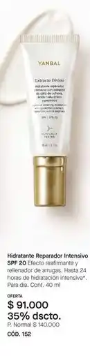 Yanbal Yanbal - hidratante reparador intensivo spf 20 oferta