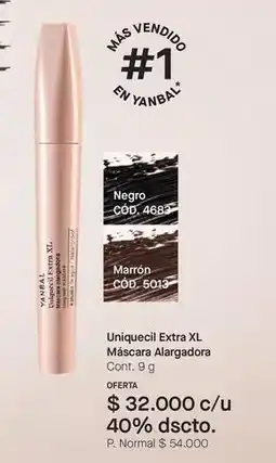 Yanbal Yanbal - uniquecil extra xl máscara alargadora oferta