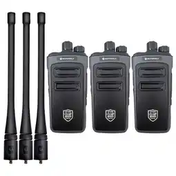Falabella 3 Radios Comunicación SMP 900 Walkie Talkies Largo Alcance Manos Libres 6 Baterías oferta