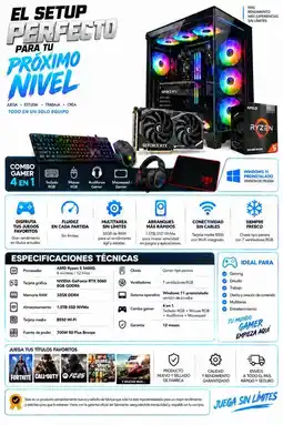 Falabella PC Gamer Ryzen 5 5600G / RTX 5060 8GB / 32GB RAM / 1.5TB / 700W 80 PLUS BRONCE oferta