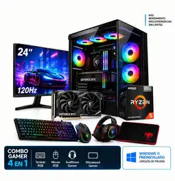 Falabella PC Gamer Ryzen 5 5600G / RTX 5060 8GB / 16GB RAM / 512GB / Monitor 24” 120Hz oferta
