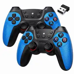 Falabella Combo X2 Controles Inalámbricos Para PC USB 2.4GHz Con Vibración oferta