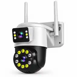 Falabella Cámara De Seguridad Wifi Doble Lente 360° Con Visión Nocturna oferta