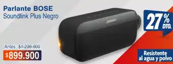 Bose - parlante soundlink plus negro