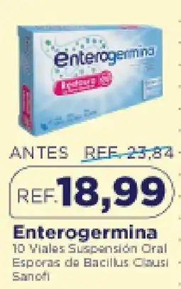 FarmaTodo Enterogermina 10 Viales Suspensión Oral Esoras de Bacillus Clausi Sanofi oferta