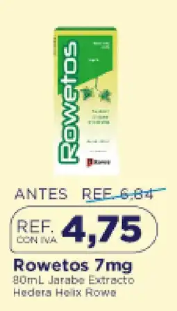 FarmaTodo Rowetos jarabe extracto hedera helix oferta