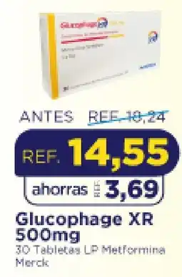 FarmaTodo Glucophage XR 500mg oferta