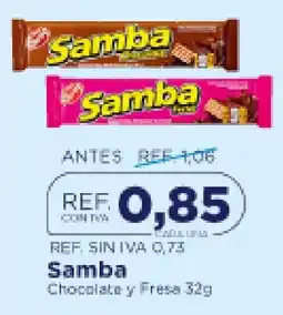 FarmaTodo Samba Chocolate y Fresa oferta