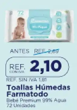 FarmaTodo Farmatodo Toallas Húmedas Bebé Premium 99% Agua oferta