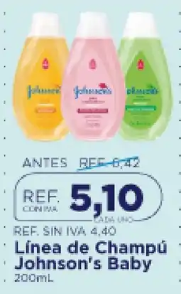 FarmaTodo Johnson's Baby Línea de Champú oferta