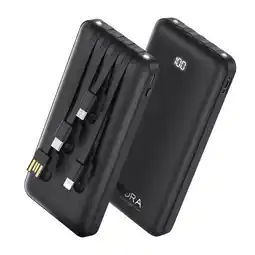 Falabella Power Bank con 4 Cables Integrados y Pantalla Digital para iPhone y Android Power Bank oferta
