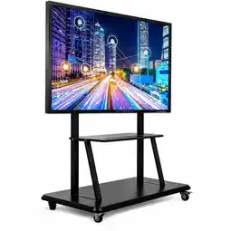 Falabella Soporte TV Pedestal Móvil Con Ruedas Para 32 A 85 Pulgadas Negro oferta
