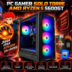 Falabella PC GAMER AMD RYZEN 5 5600GT + 32GB RAM DDR4 + 512GB SSD + CHASIS COGUAR AIRFACE PURE RGB (SOLO TORRE oferta