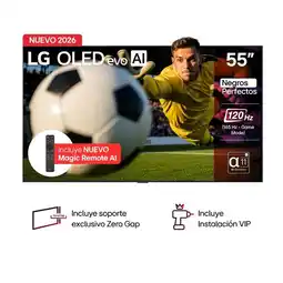Falabella Televisor 55 Pulgadas Oled Evo Ia Smart Tv OLED55G6PSA.AWC oferta
