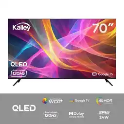 Falabella Televisor 70 70GQ405 4K-UHD QLED Smart TV Google oferta