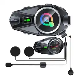 Falabella Intercomunicador Q68-max Casco Moto Bluetooth Fm Combo X2 oferta