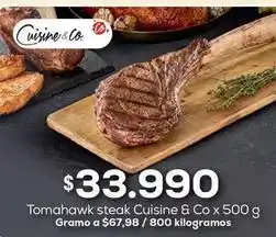Jumbo Cuisine & co - tomahawk steak oferta