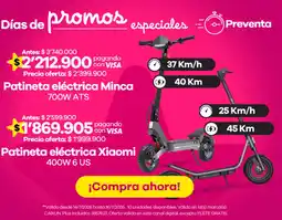 Éxito Patineta eléctrica Minca 700W ATS oferta