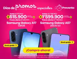 Éxito Samsung Galaxy A17 128GB oferta
