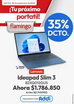 Flamingo Lenovo ideapad slim 3 oferta