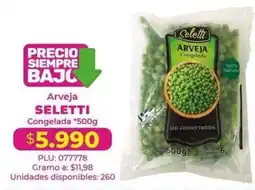 Belalcazar Arveja Seletti oferta