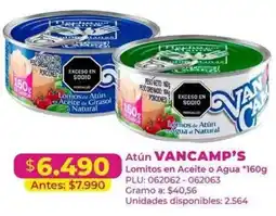 Belalcazar Vancamp's Lomitos en Aceite o Agua oferta