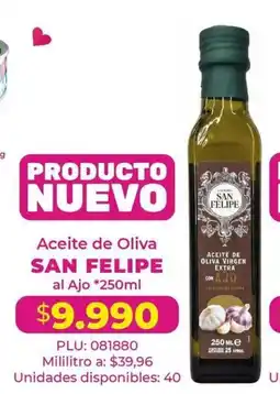 Belalcazar San felipe aceite de oliva al ajo oferta
