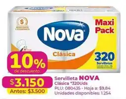Belalcazar Nova Servilleta Clásica oferta