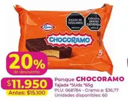 Belalcazar Chocoramo oferta