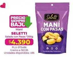 Belalcazar Seletti maní con pasas oferta