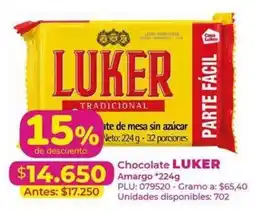 Belalcazar Chocolate luker amargo oferta