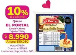 Belalcazar El Portal Queso Doble Crema Tajado oferta