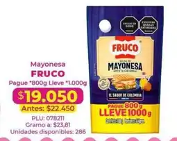 Belalcazar Mayonesa Fruco oferta