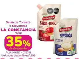Belalcazar La Constancia salsa de tomate o mayonesa oferta