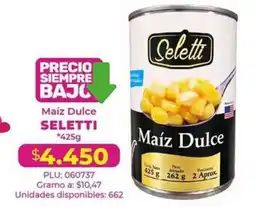 Belalcazar Seletti Maíz Dulce oferta