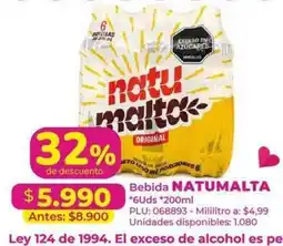 Belalcazar Natu Malta Original oferta