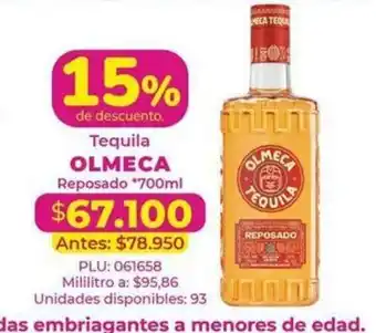 Tequila Olmeca Reposado