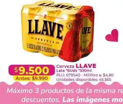 Belalcazar Cerveza Llave oferta