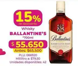 Belalcazar Ballantine's whisky oferta