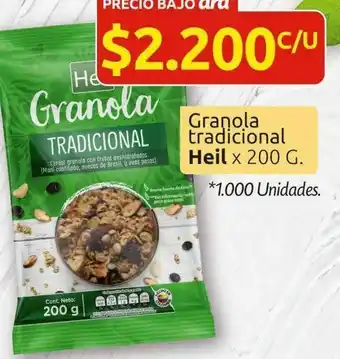 Ara Granola tradicional hel x 200 g oferta