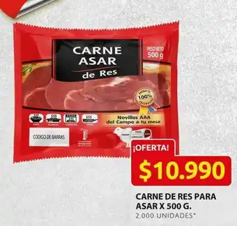 Ara Carne de res para asar x 500 gr oferta