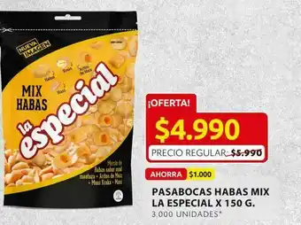 Ara Pasabocas la especial oferta