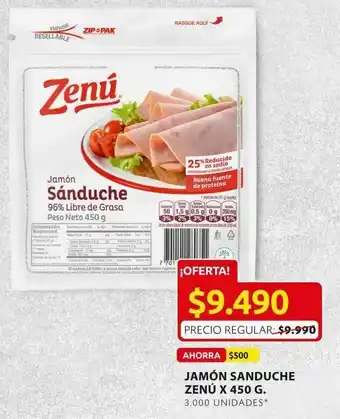 Ara Jamón zenú oferta