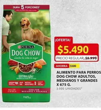 Ara Comida para perros dog chow oferta