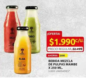Ara Bebida mezcla de pilpa mambe x 250 ml oferta