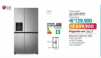 Jumbo Nevecón side by side lg oferta