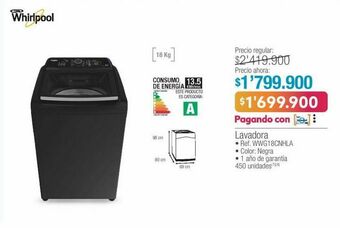 Jumbo Lavadora whirlpool oferta